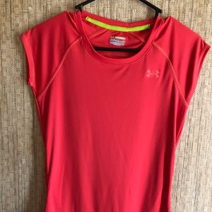 Hurley XS GREEN SEMI FITTED ORANGE SPORT SHIRT